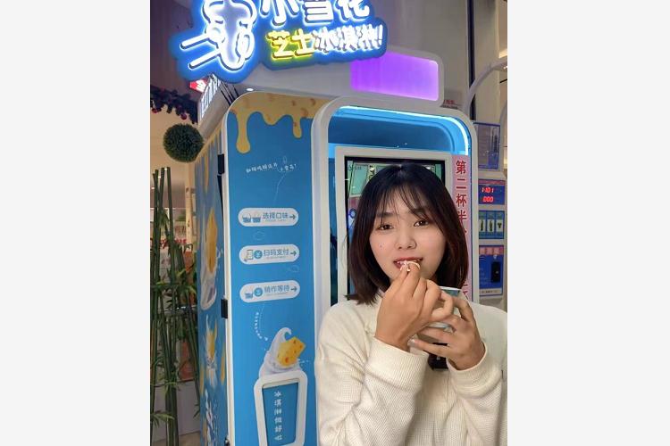 小雪花自動冰淇淋機(jī)