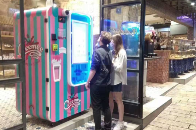 自助冰淇淋售賣(mài)機(jī)