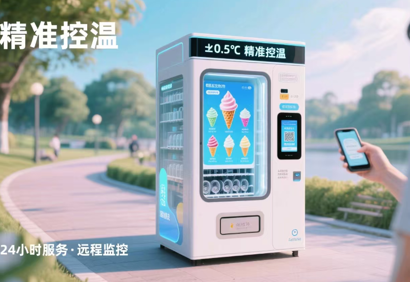 無人冰淇淋售貨機逐步普及重塑了消費生態(tài)與行業(yè)格局