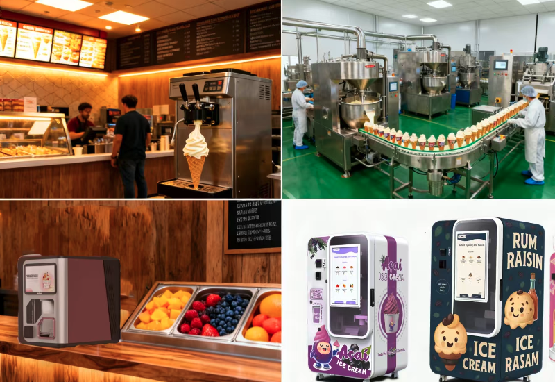 冰淇淋機的類型、供應商及選購技巧