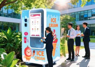 冰淇淋自動售貨機如何借助技術(shù)、選址、選品在中國市場盈利